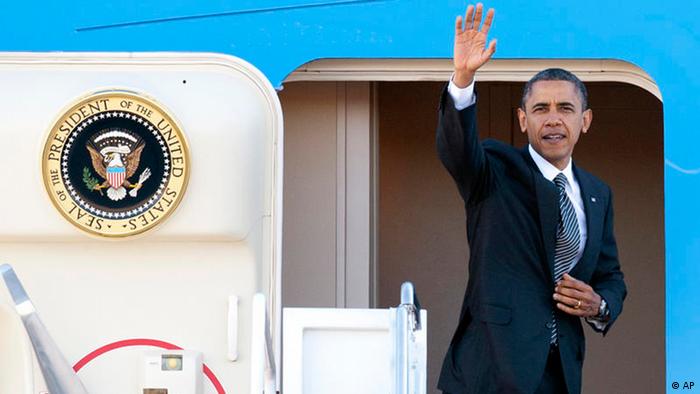 USA Obama Asien Reise Abfahrt