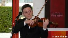 Në foto, violinisti Alban Pengili