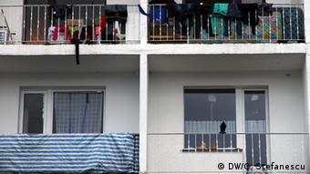 An apartment building in Germany where Roma live. (Photo: DW/C. Stefanescu)