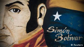 Simon Bolívar, ícono del chavismo. 