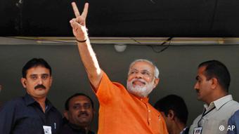 Gujarat Chief Minister Narendra Modi (Photo:Ajit Solanki/AP/dapd) 
