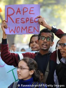 Indian students and teachers shout anti-government and police slogans as they demand the resignation of the Delhi Chief Minister Sheila Dikshit during a protest in New Delhi on December 21, 2012, following the gang-rape of a student. Indian police have arrested the driver and four others of a bus after a student was gang-raped and thrown out of the vehicle, reports said, in an attack that has sparked fresh concern for women's safety in New Delhi. AFP PHOTO/ RAVEENDRAN (Photo credit should read RAVEENDRAN/AFP/Getty Images) 
