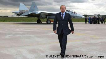 Russland Putin Kampfjet Sukhoi 
