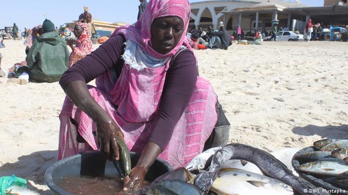 تخوض نساء موريتانيات غمار مهنة الصيد البحري بملحمية و تفرضن منافسة قوية على الرجال. 0,,16487496_303,00