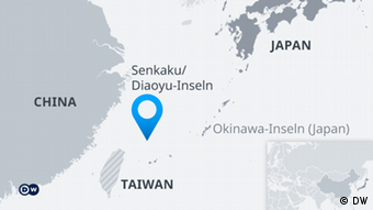 Karte Senkaku-Inseln