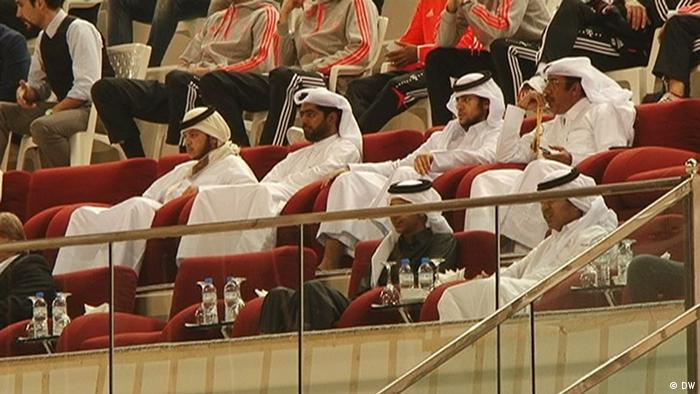 Šeici na tribinama u Kataru