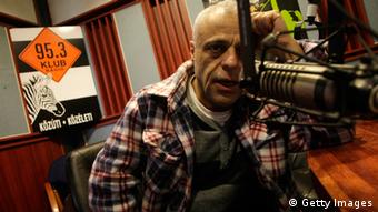 A journalist on air with Klubradio
FERENC ISZA/AFP/Getty Images