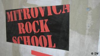 A poster ad for Mitrovica Rock School
