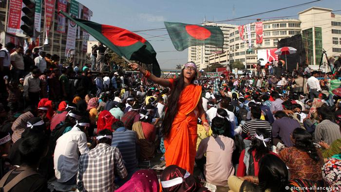 Bangladesh Protest gegen Kriegsverbrecher