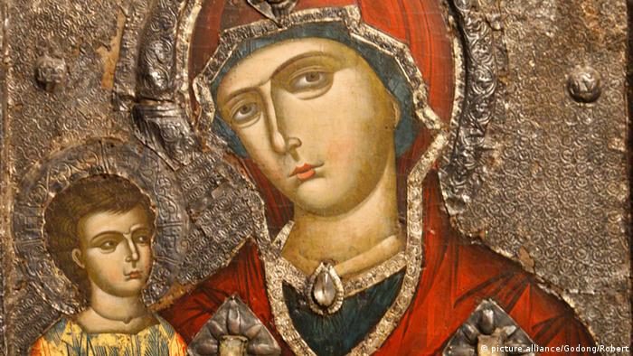Icon by Onufri dating from the 16th century, Berat, Albania