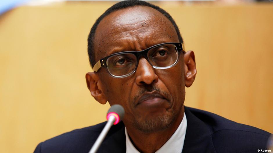 Rwanda's President Paul Kagame attends the signing ceremony of the Peace, Security and Cooperation Framework for the Democratic Republic of Congo and the Great Lakes, at the African Union headquarters in Ethiopia's capital Addis Ababa Feburary 24, 2013. A U.N .-mediated peace deal aimed at ending two decades of conflict in the east of the Democratic Republic of Congo was signed on Sunday by leaders of Africa's Great Lakes region in the Ethiopian capital Addis Ababa. REUTERS/Tiksa Negeri (ETHIOPIA - Tags: POLITICS CIVIL UNREST HEADSHOT)