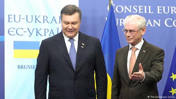 Янукович і Ромпей на саміті Україна-ЄС (лютий, 2013)