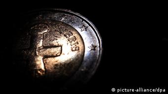 A euro coin