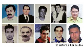 Images of the ten victims on a police handout
(Photo: Police handout/Norbert Försterling/dpa)
