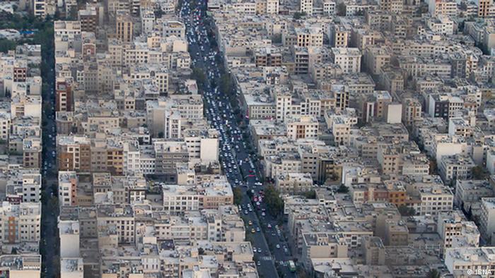 عکس هوایی از تهران (تزئینی)