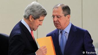 John Kerry Sergei Lavrov (Foto: REUTERS / Yves Herman)