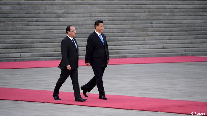 Frankreichs Präsident Hollande zu Gesprächen in China