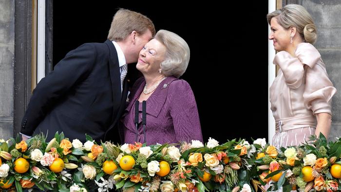 Beatrix Abschied König Willem-Alexander Königin Maxima