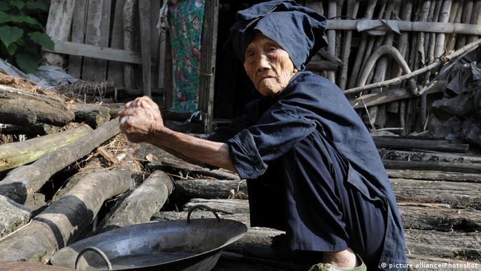 Alte Menschen in China
