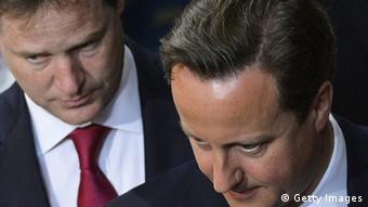 David Cameron und Nick Clegg 