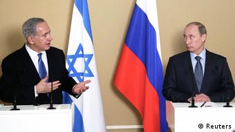 Russian President Vladimir Putin (R) and Israeli Prime Minister Benjamin Netanyahu (photo: REUTERS/Maxim Shipenkov/Pool (RUSSIA - Tags: POLITICS)