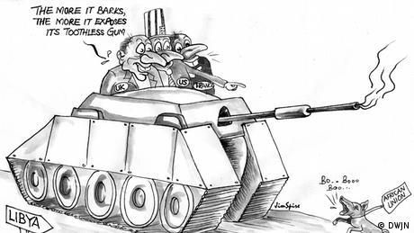 Karikatur von Ssentongo Jimmy Spire aus Uganda (Foto: DWJN)