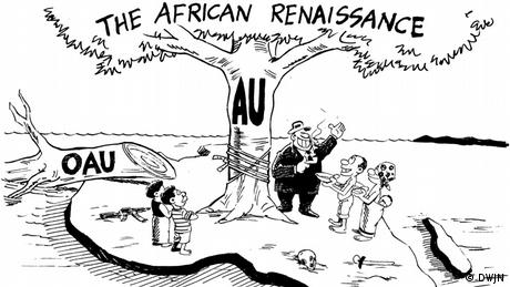 Karikatur von Haswel Kunyenje, Malawi (Foto: DWJN)