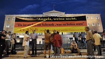 Protesta kundër Merkelit në Greqi