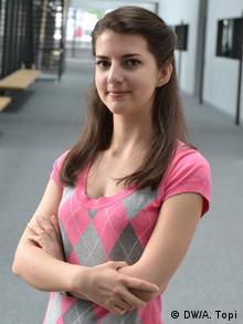 Migena Kodra, Biology student in Bonn Univesity, June 2013
Copyright: DW/Amarildo Topi
