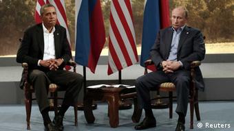 Обама и Путин на саммите G8