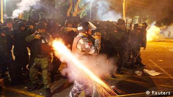 Imprensa alemã destaca a truculência da polícia contra os manifestantes 