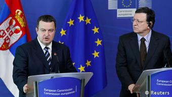 Brüssel EU Kommission Ivica Dacic Jose Manuel Barroso