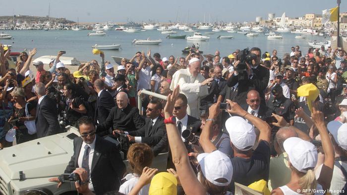 El Papa en Lampedusa