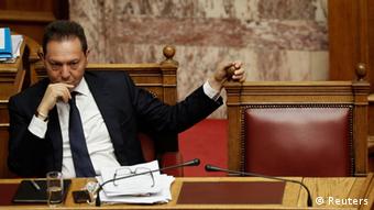 Greek Financial Minister Yannis Stournaras 
REUTERS/John Kolesidis