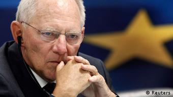 Wolfgang Schäuble beim Besuch Griechenland Athen Juli 2013 
Foto: Reuters