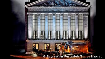 A scene from Twilight of the Gods in Bayreuth's 2013 production (c) Bayreuther Festspiele/Enrico Nawrath