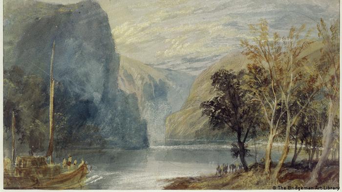 William Turner's painting, 'The Lorelei Rock'