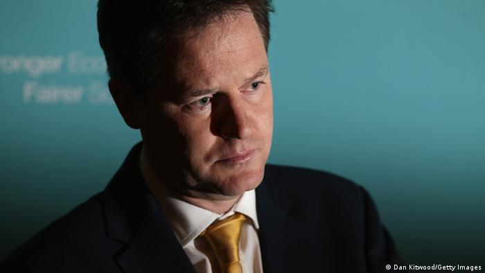 Großbritanniens Vizepremierminister Nick Clegg