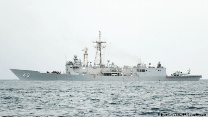 SYMBOLBILD USA verstärken Marine-Präsenz vor syrischer Küste - Kriegsschiff im Pazifik 