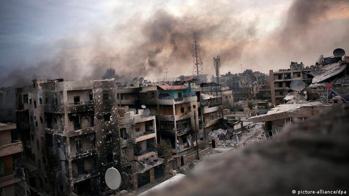 War destruction in Aleppo, Syria. (Photo: EPA/MAYSUN)