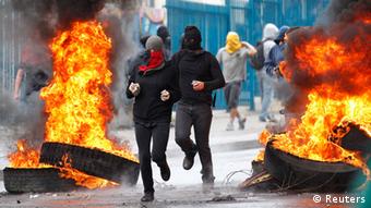 تظاهرات شهروندان شیلی در چهلمین سالروز کودتا در مواردی به خشونت کشیده شد