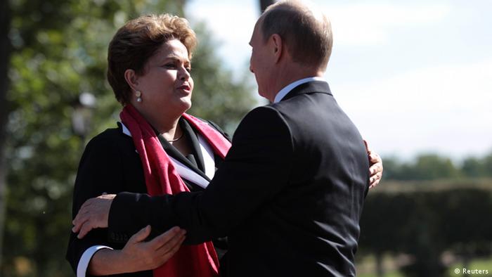 G20 Gipfel Russland Sankt Petersburg Wladimir Putin und Dilma Rousseff