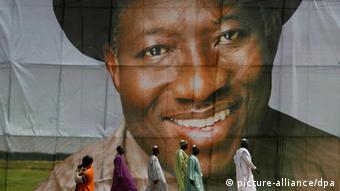 Izborni plakat nigerijskog predsjednika Goodlucka Jonathana iz 2011.