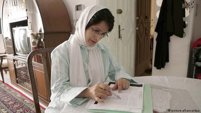 Die iranische Anwältin Nasrin Sotudeh (Archivfoto vom September 2010: dpa)