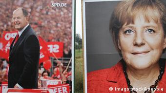 Angela Merkel et Peer Steinbrück, les deux principaux adversaires