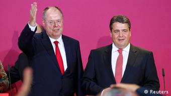 Per Štajnbrik (levo) i predsednik SPD-a Zigmar Gabrijel