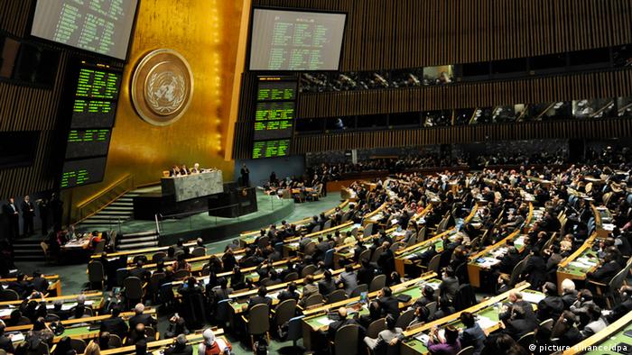 Member states at a sitting of the UN