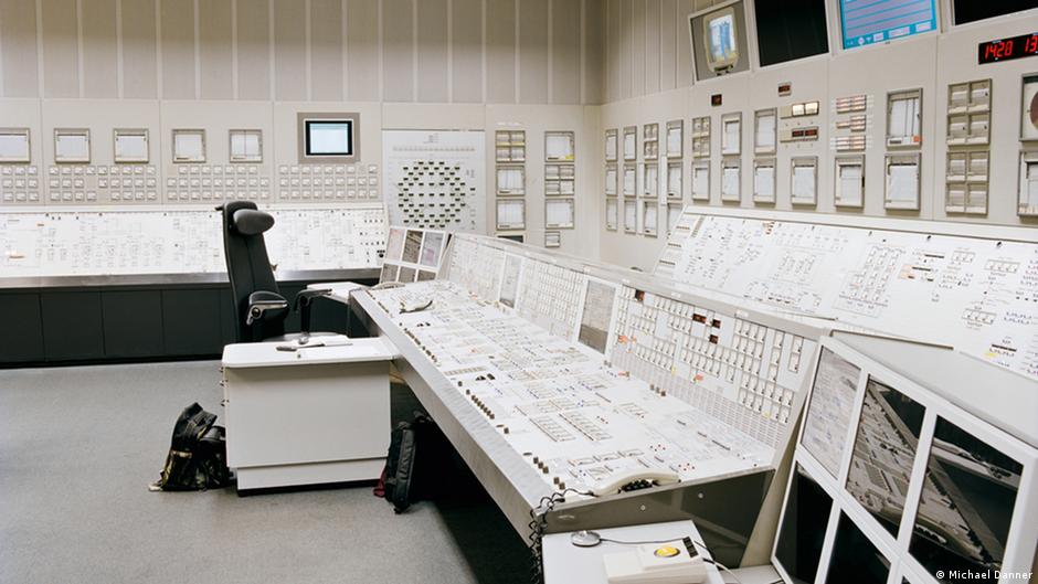 Control room at Grafenrheinfeld power plant, Bavaria, Germany