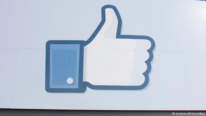 A thumbs up sign from the Facebook company