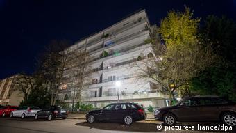 The apartment block in Munich where 1400 works of art were found.
(Photo: Marc Müller / dpa)
